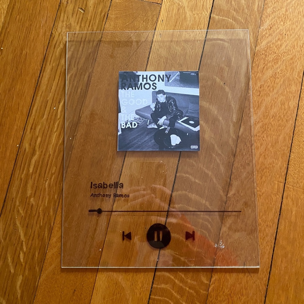 CUSTOM music plaque